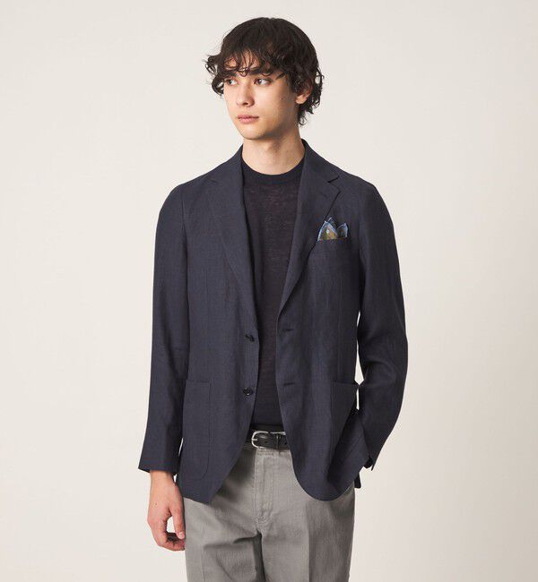 UNITED ARROWS「LIBECO シングル 2ボタン テーラード ジャケット」|テーラードジャケット|NAVY