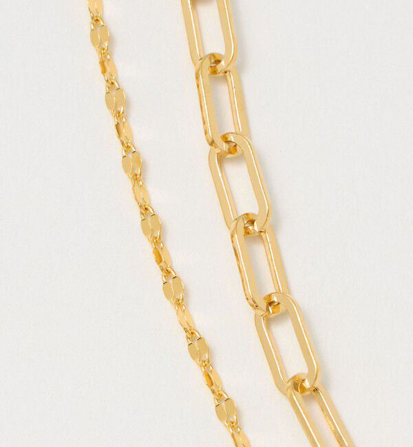 EMMEL REFINES「＜EMMEL REFINES＞EM チェーン&times;プレート ネックレス セット」|ネックレス|