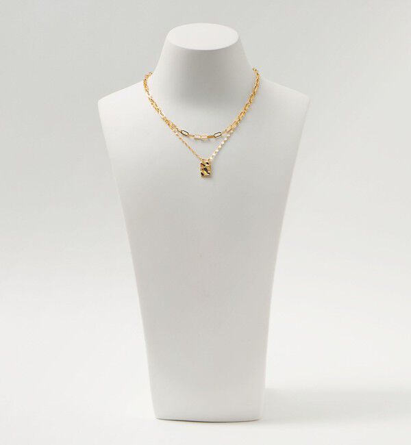 EMMEL REFINES「＜EMMEL REFINES＞EM チェーン&times;プレート ネックレス セット」|ネックレス|