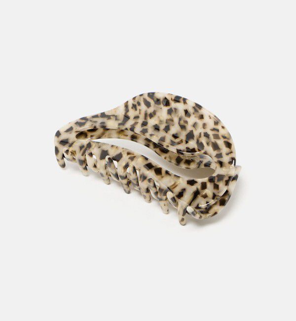 EMMEL REFINES「＜EMMEL REFINES＞EM ウェーブシェイプ ヘアクリップ」|ヘアバンド|BEIGE