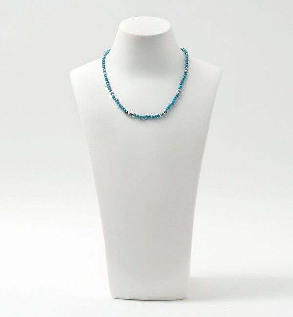 UNITED ARROWS green label relaxing「3WAY ターコイズカラー＆コイン ネックレス」|ネックレス|