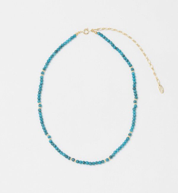 UNITED ARROWS green label relaxing「3WAY ターコイズカラー＆コイン ネックレス」|ネックレス|