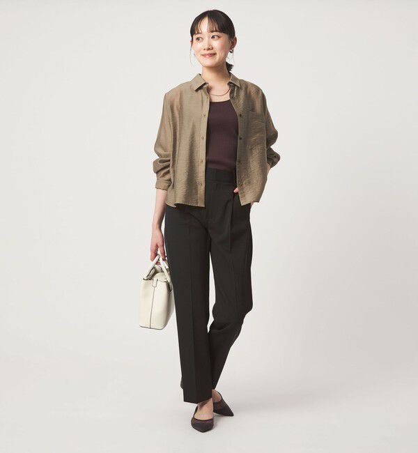 UNITED ARROWS green label relaxing「［size SHORT/TALLあり］サラフール テーパード パンツ 」|スラックス|