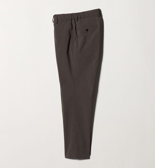 UNITED ARROWS green label relaxing「A+ ポリエステル ピンヘッド スタンダード イージー NP スラックス セットアップパンツ -ウォッシャブル・」|スラックス|MD.BROWN