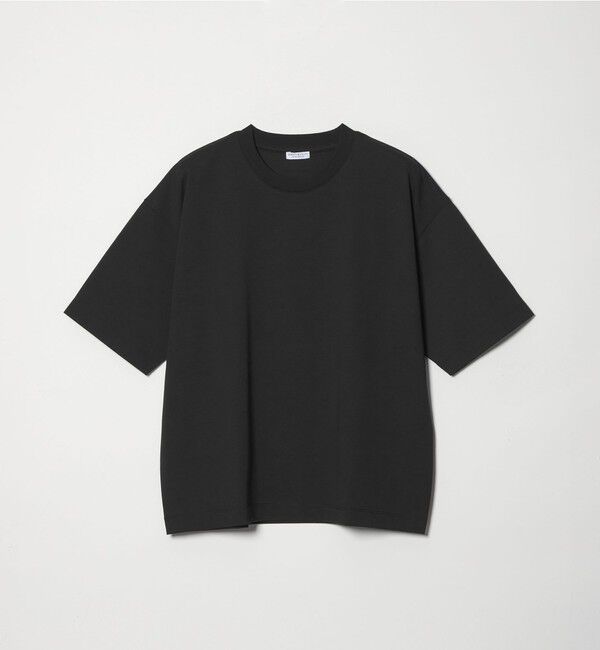 BEAUTY&YOUTH UNITED ARROWS「【WEB限定】ヘビーウエイト バレル クロップド Tシャツ」|Tシャツ・カットソー|BLACK