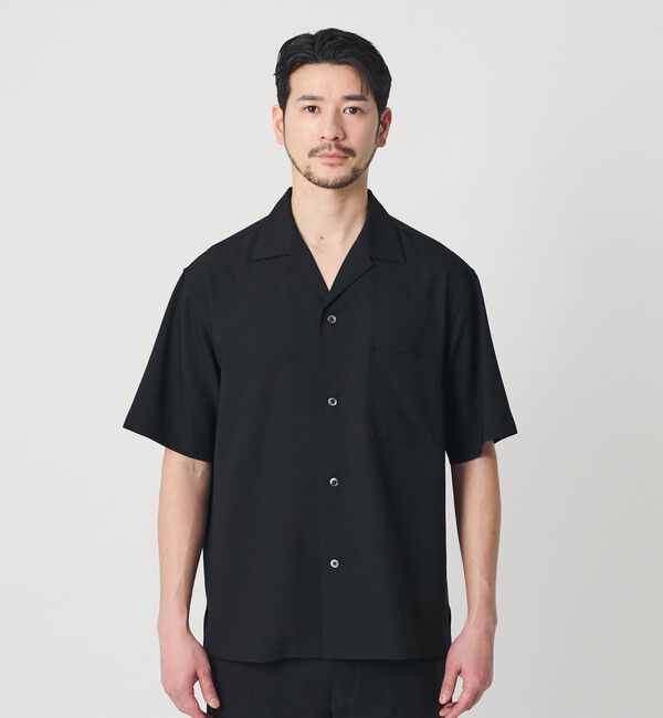 BEAUTY&YOUTH UNITED ARROWS「【WEB限定 WARDROBE SMART】 Reflax オープンカラー シャツ」|シャツ・ブラウス|