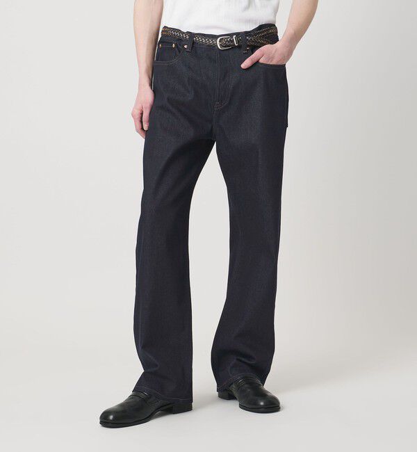 MONKEY TIME「ライトオンス リジッド デニム ルーズ レギュラー パンツ」|チノ|