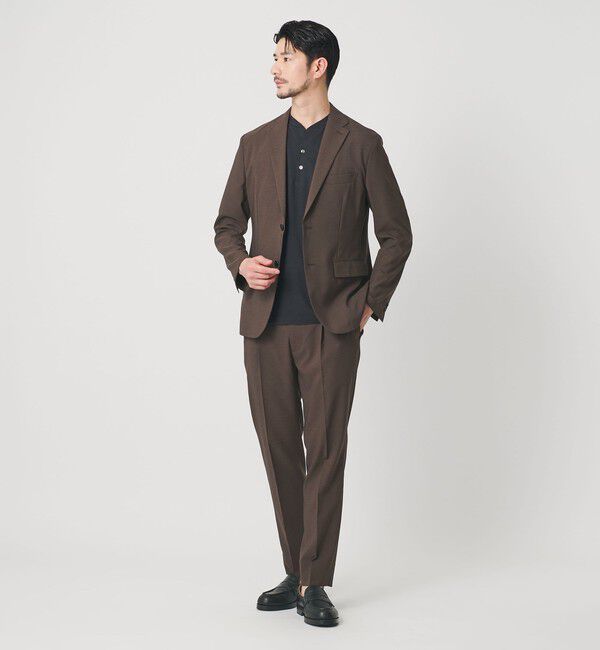 BEAUTY&YOUTH UNITED ARROWS「【WEB限定 WARDROBE SMART】 Reflax ポプリン ジャケット＆イージーパンツ」|スーツ|MOCA