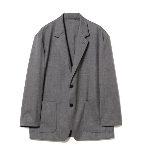 Demi-Luxe BEAMS 「YLEVE / シャンブレー ウール ジャケット」|ダッフルコート|GREY