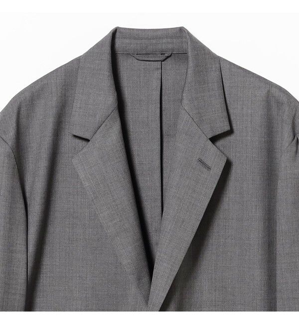 Demi-Luxe BEAMS 「YLEVE / シャンブレー ウール ジャケット」|ダッフルコート|