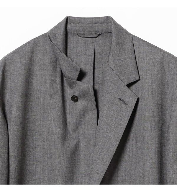 Demi-Luxe BEAMS 「YLEVE / シャンブレー ウール ジャケット」|ダッフルコート|