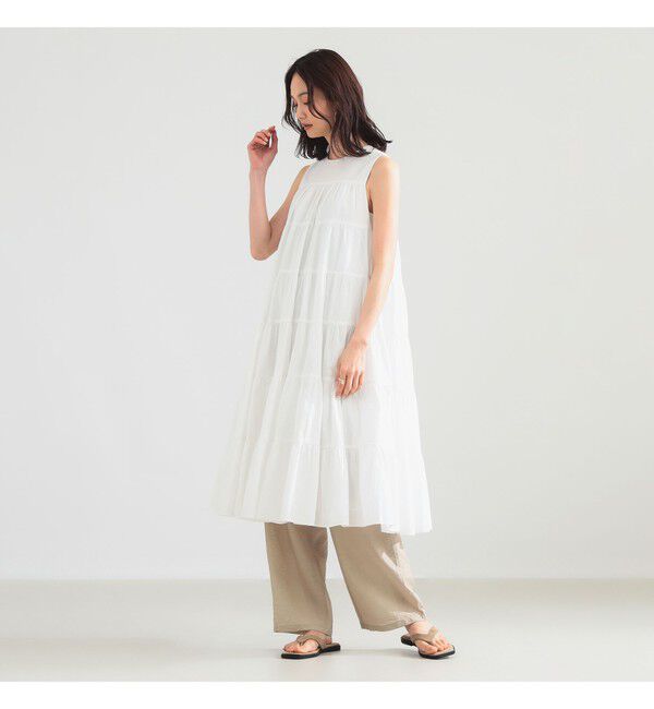 Demi-Luxe BEAMS 「【別注】MARIHA / ミューズのワンピース ショート ソリッド」|ワンピース|whiteChalcedoney