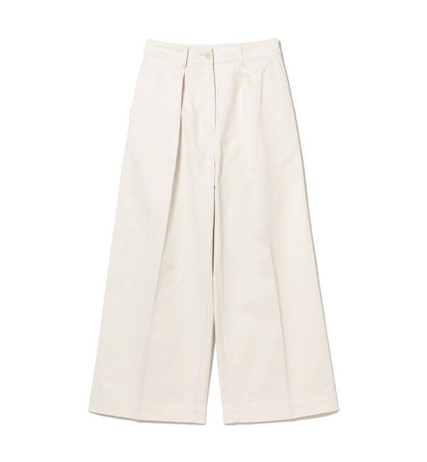 Demi-Luxe BEAMS 「タック チノ ワイドパンツ」|チノ|