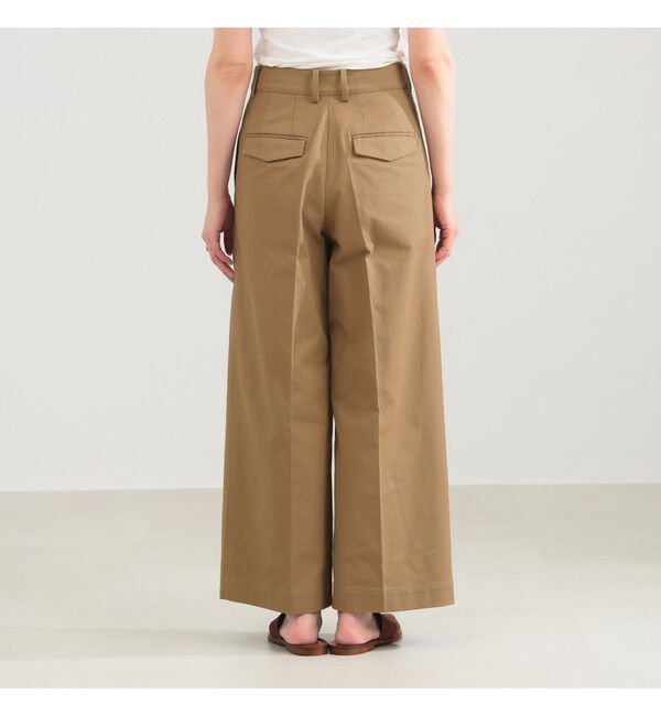Demi-Luxe BEAMS 「タック チノ ワイドパンツ」|チノ|