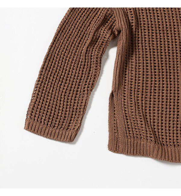 Demi-Luxe BEAMS 「3ゲージ コットン メッシュ プルオーバー」|ニット・セーター|