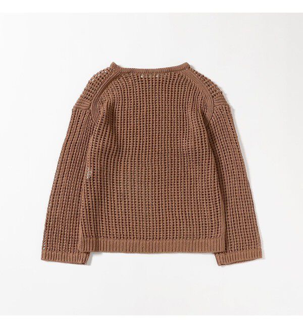 Demi-Luxe BEAMS 「3ゲージ コットン メッシュ プルオーバー」|ニット・セーター|