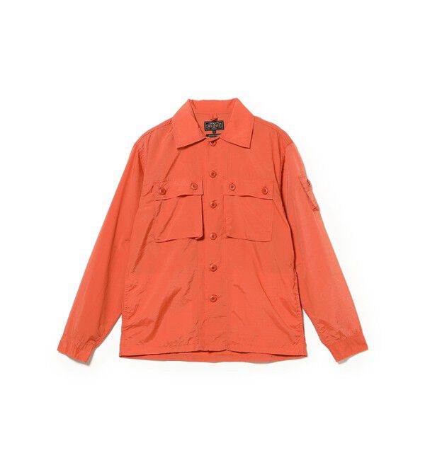 BEAMS PLUS「MIL SHT-JAC NYCO Rip stop Pigment Dye」|ブルゾン・スタジャン|