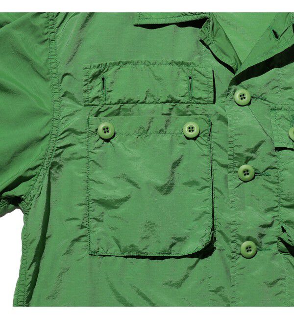 BEAMS PLUS「MIL SHT-JAC NYCO Rip stop Pigment Dye」|ブルゾン・スタジャン|