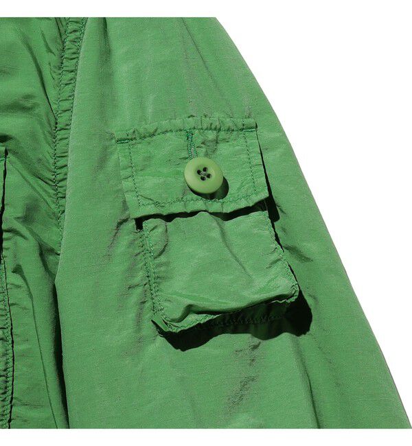 BEAMS PLUS「MIL SHT-JAC NYCO Rip stop Pigment Dye」|ブルゾン・スタジャン|