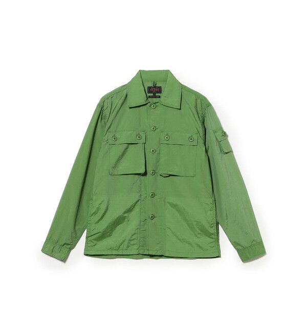 BEAMS PLUS「MIL SHT-JAC NYCO Rip stop Pigment Dye」|ブルゾン・スタジャン|