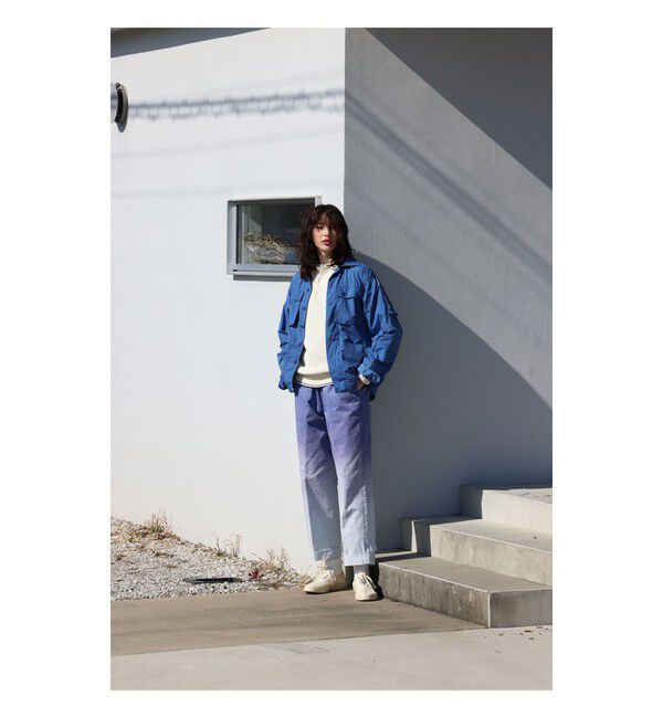 BEAMS PLUS「MIL SHT-JAC NYCO Rip stop Pigment Dye」|ブルゾン・スタジャン|