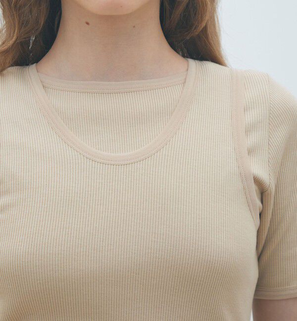 MACPHEE「コンビジャージー タンクトップ」|タンクトップ|