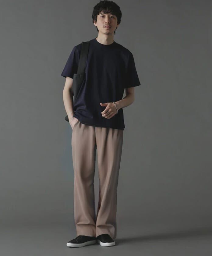 nano･universe「ジャケT(R) クルーネック 半袖」|Tシャツ・カットソー|