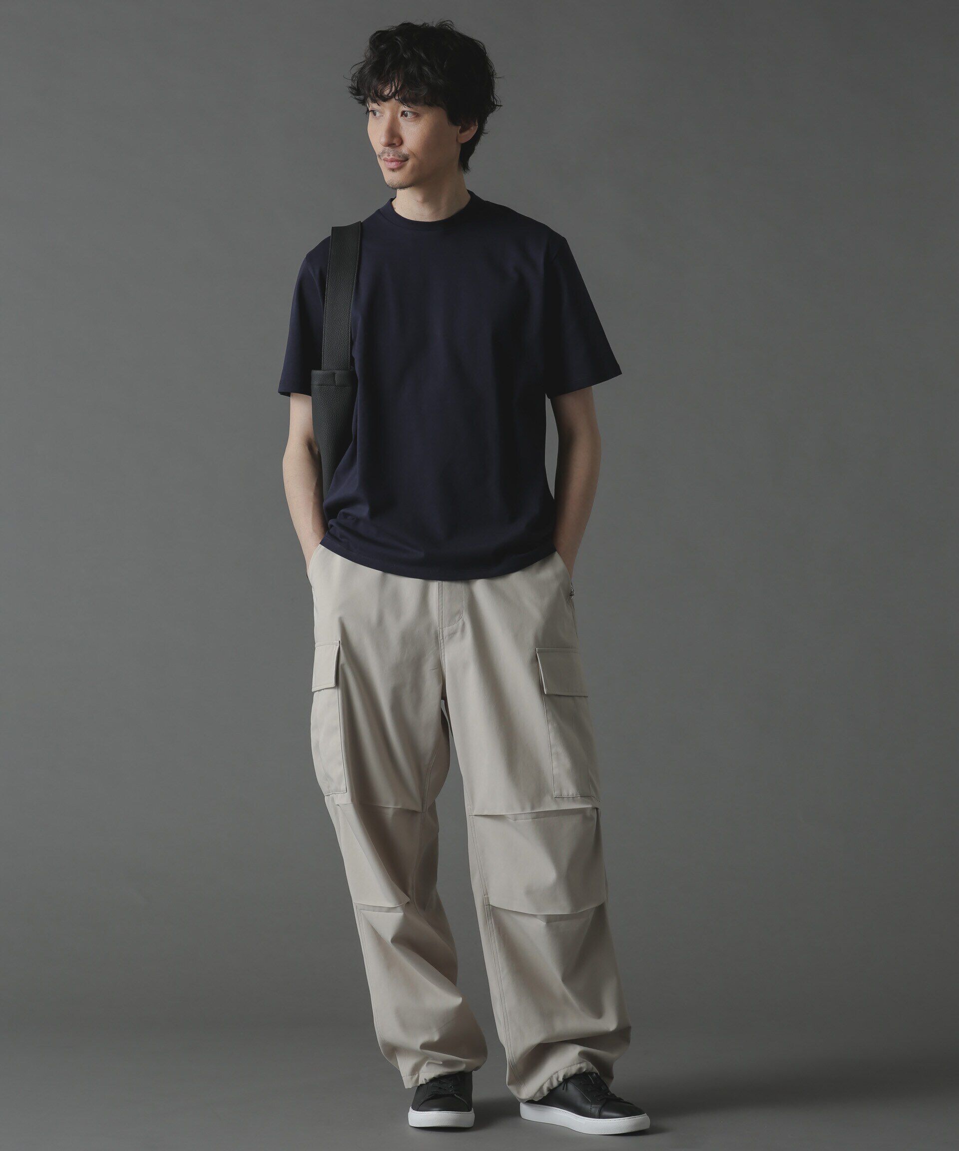 nano･universe「ジャケT(R) クルーネック 半袖」|Tシャツ・カットソー|