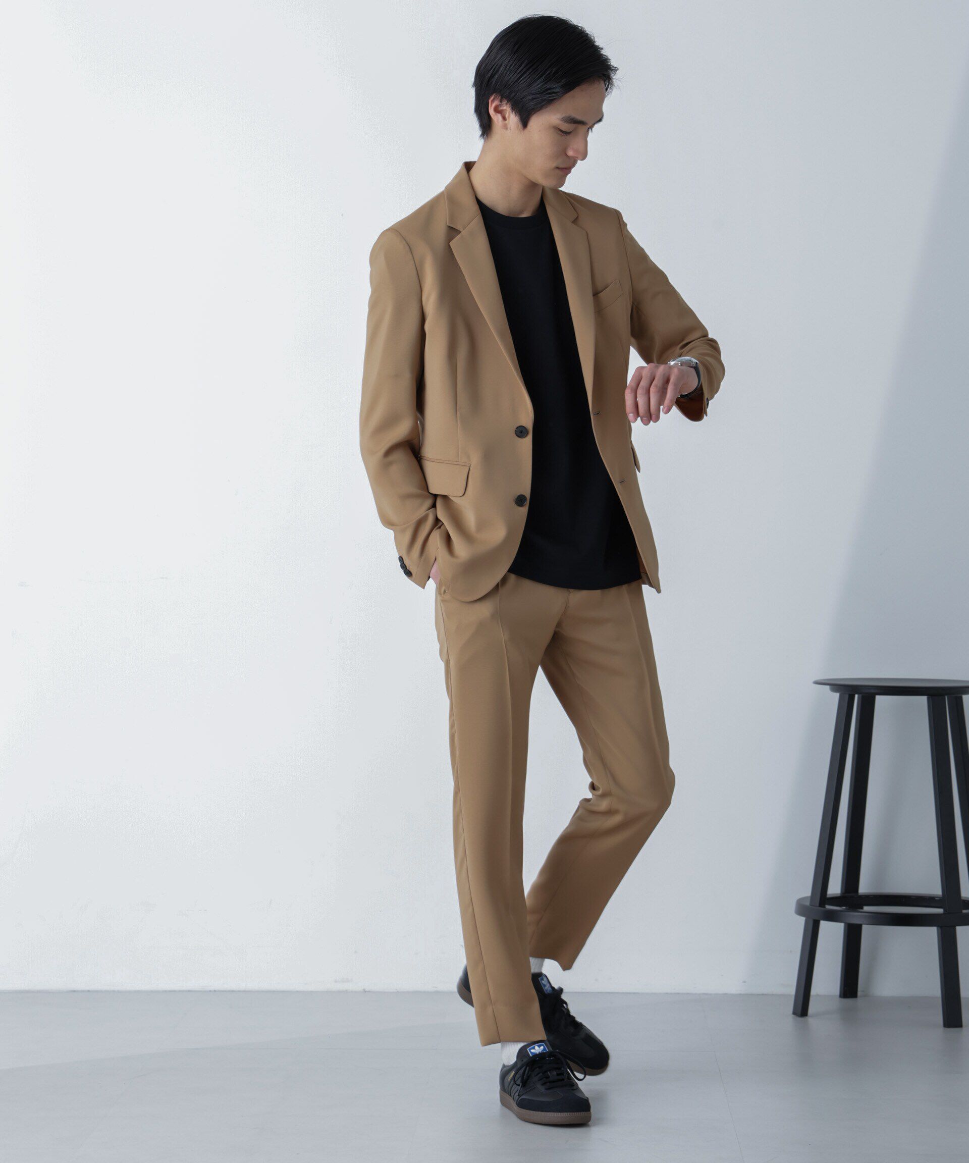 nano･universe「「Damerino」ライトウェイトストレッチセットアップ」|スーツ|