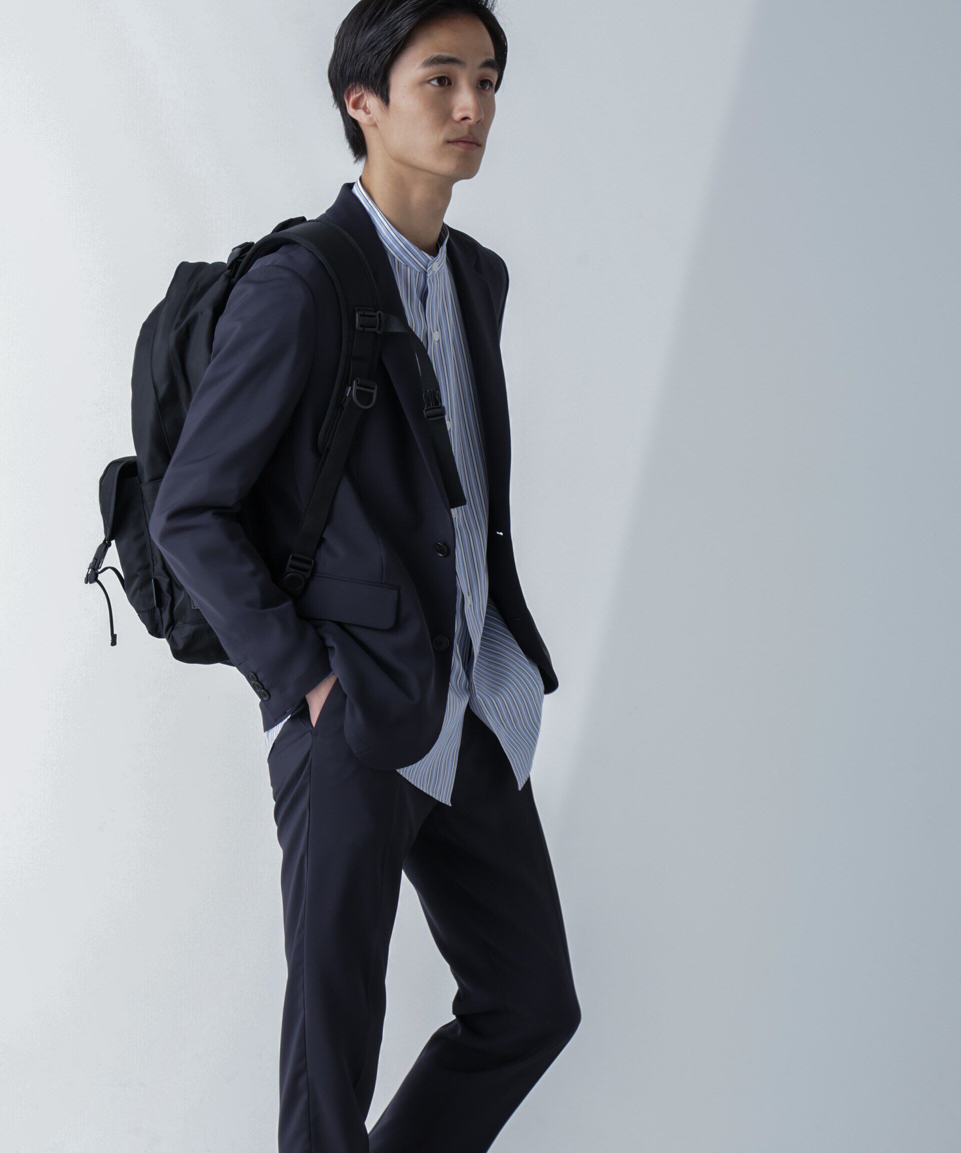 nano･universe「「Damerino」ライトウェイトストレッチセットアップ」|スーツ|