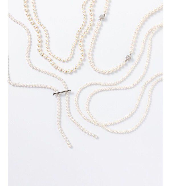 23区「【好評につき追加/VERY掲載】3WAY パール ネックレス」|ネックレス|