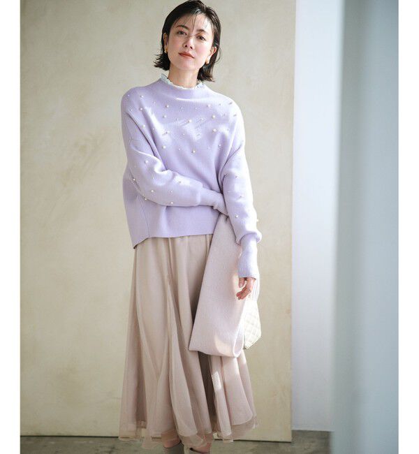 ANY SIS「【洗える】ラッセルチュールマチ スカート」|スカート|