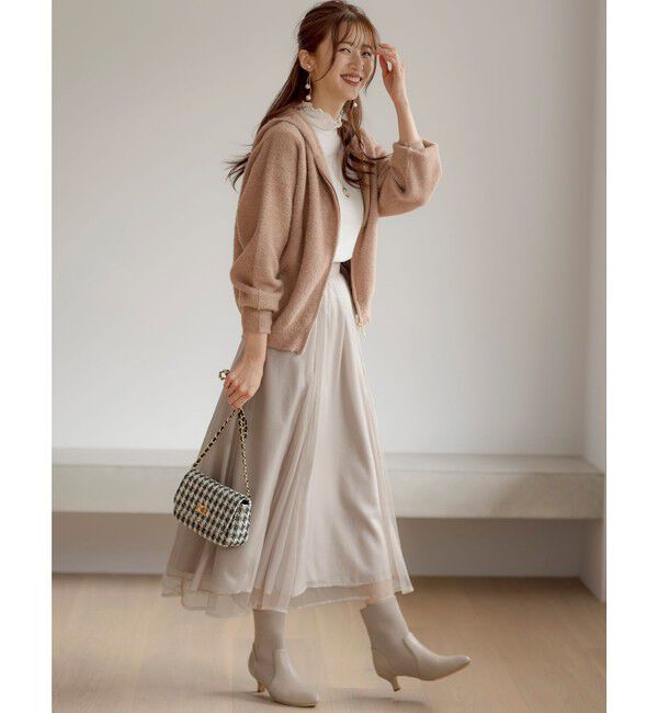 ANY SIS「【洗える】ラッセルチュールマチ スカート」|スカート|