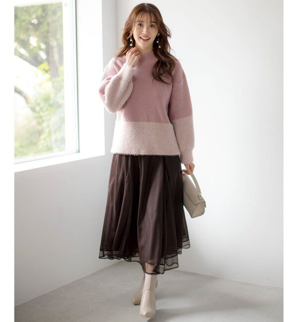 ANY SIS「【洗える】ラッセルチュールマチ スカート」|スカート|