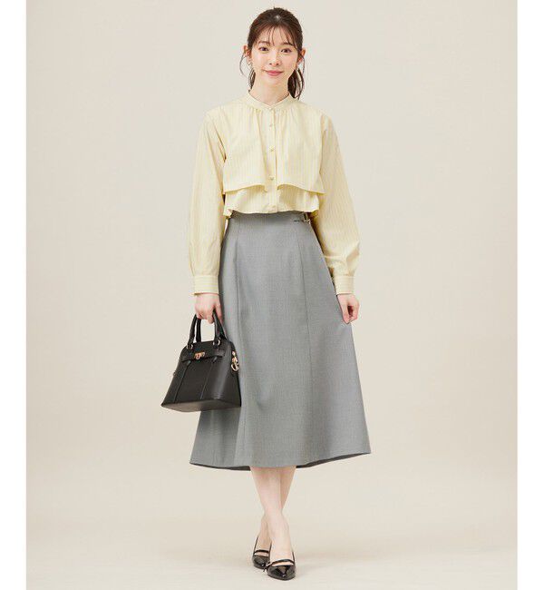 ANY SIS「【洗える】褒めらレディフレア スカート」|スカート|