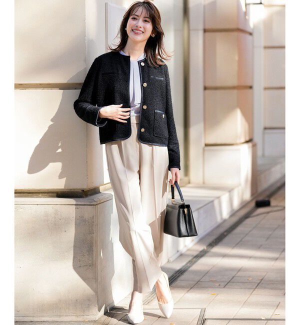 ANY SIS「【セットアップ対応】セレモニーダブルクロス ワイドパンツ」|その他|