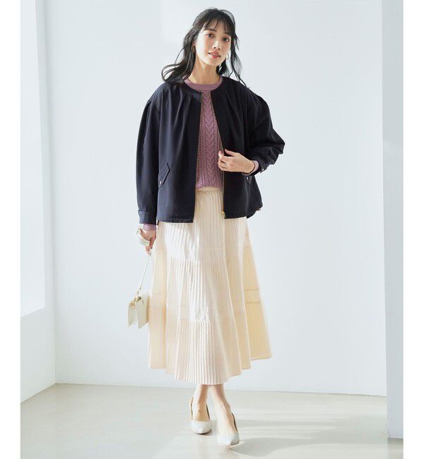 ANY SIS「プリーツ切替 スカート」|スカート|