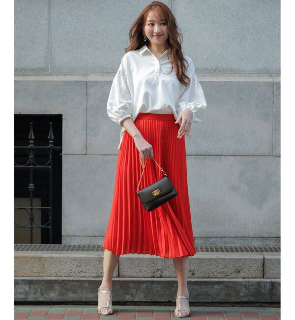 ANY SIS「エアリープリーツ スカート」|スカート|