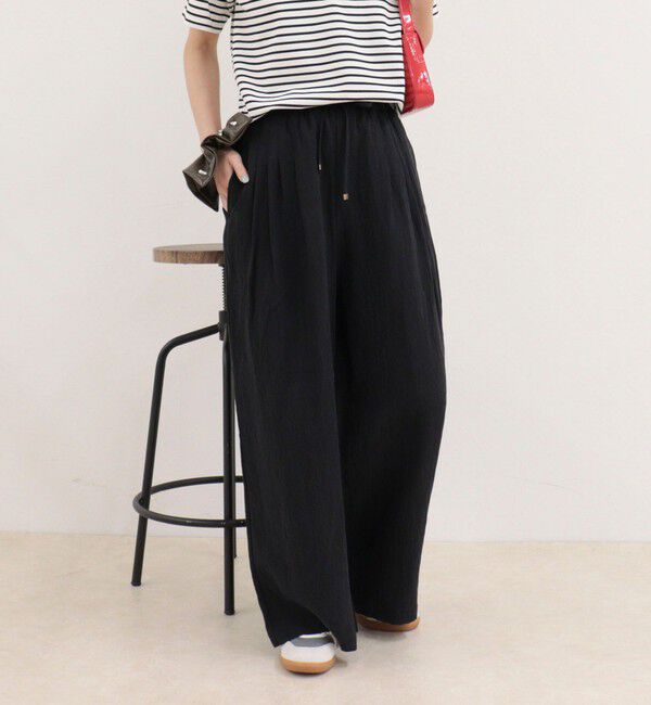 fredy emue「こなれワッシャータックイージーパンツ」|チノ|