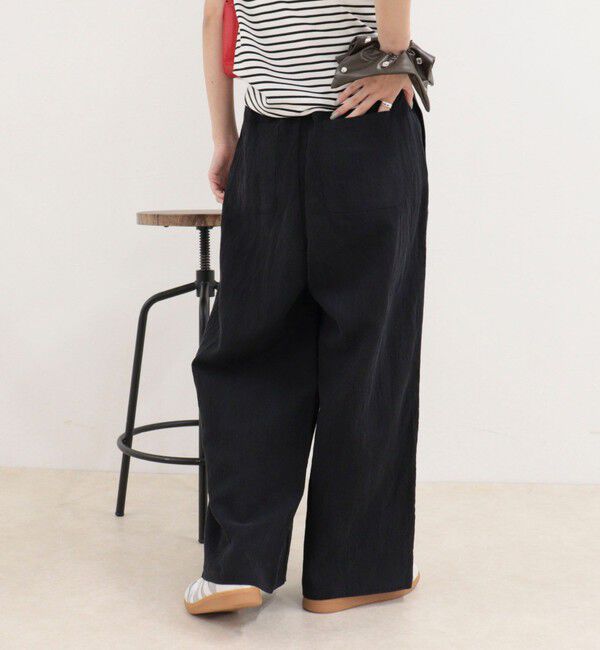 fredy emue「こなれワッシャータックイージーパンツ」|チノ|