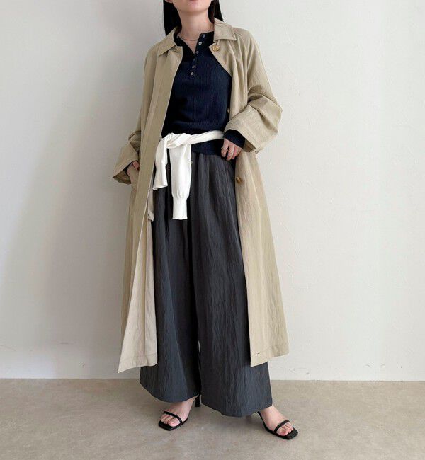 fredy emue「こなれワッシャータックイージーパンツ」|チノ|