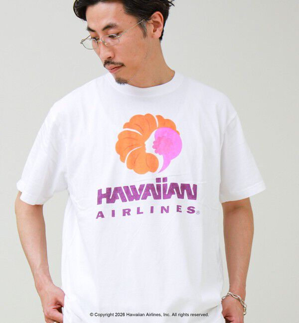GLOSTER「【GOOD ROCK SPEED】HAWAIIAN AIRLINE ロゴTシャツ」|Tシャツ・カットソー|