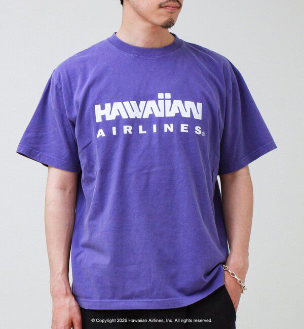 GLOSTER「【GOOD ROCK SPEED】HAWAIIAN AIRLINE ロゴTシャツ」|Tシャツ・カットソー|