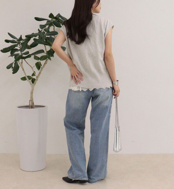 fredy emue「ベルト付きニットベスト」|ベスト・ジレ|