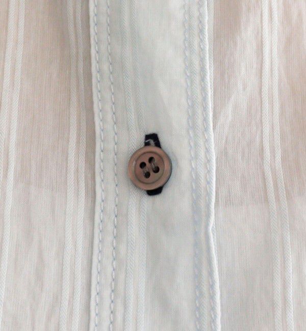 fredy emue「シアーストライプ半袖シャツ」|シャツ・ブラウス|