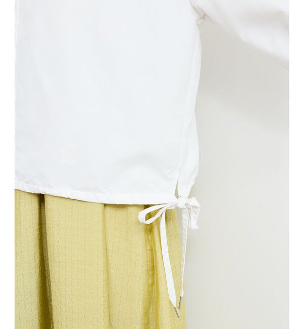 VIS「ドロストボリュームスリーブシャツ（レース・無地）」|シャツ・ブラウス|