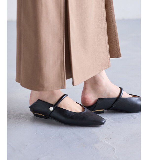 VIS「パールメリージェーンパンプス/バブーシュ」|パンプス|