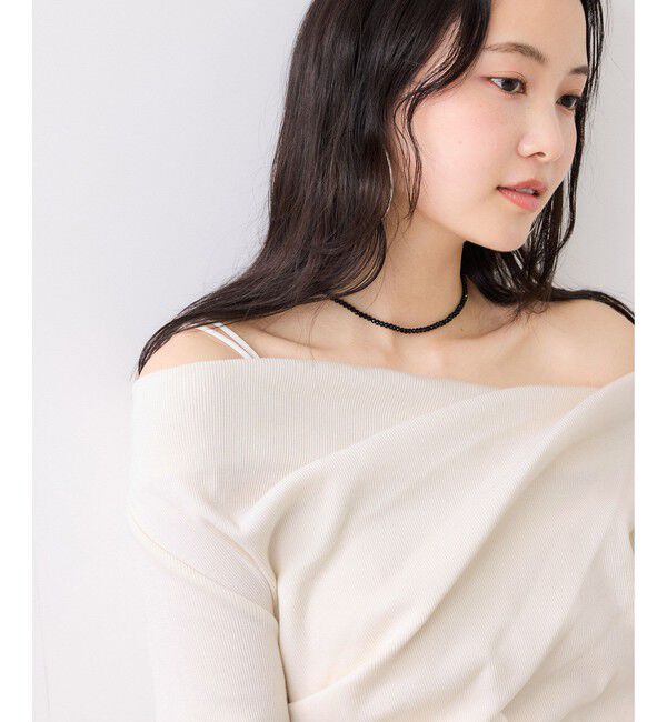 VIS「テレコハーフスリーブドレーププルオーバー」|Tシャツ・カットソー|