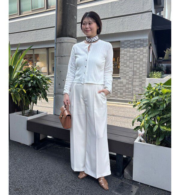 VIS「パターンメッシュカーディガン」|カーディガン|