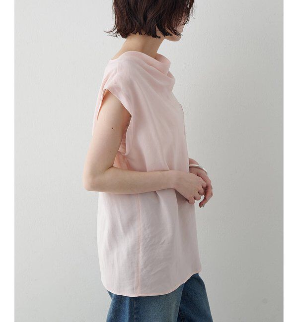  「ドレープノースリーブブラウス」|シャツ・ブラウス|